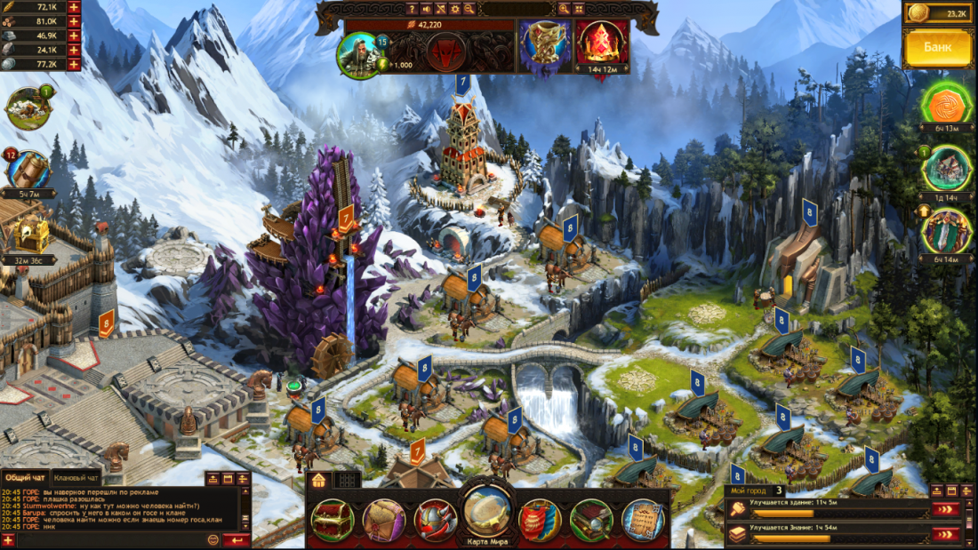 Скриншот игры Vikings War of Clans