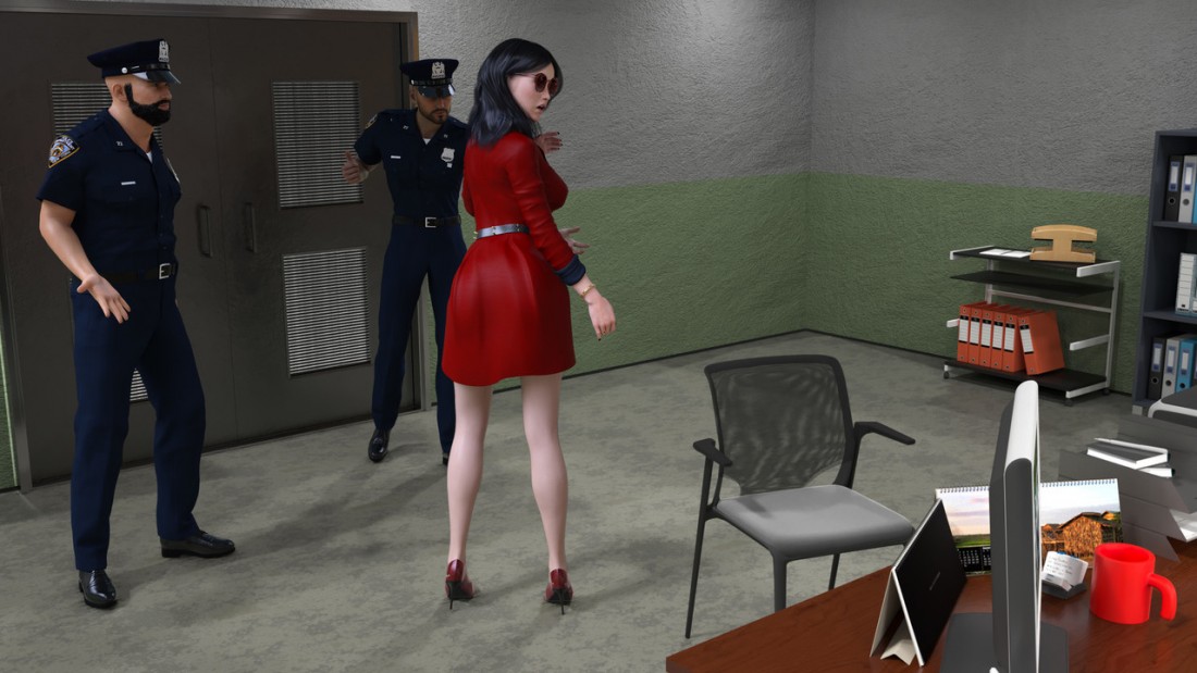 Моника пытается уйти из полиции